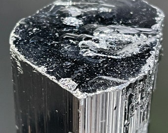 Gorgeous 101g Schorl Black Tourmaline w/ Terminated Caps & Unmatched Quality From New Find In MG, Brazil.