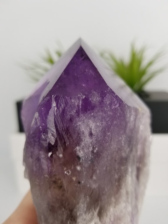 8.バイーア州産☆コントラストアメジストポイント 8.バイーア州産