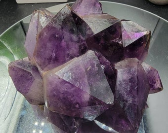 Spectacular 6.5" Amethyst Starburst Formation From Sanda, Rep. of Congo