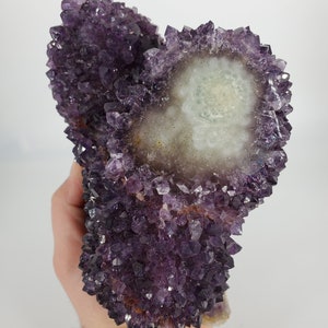 Perfect 8&quot; Extra AA Quality Amethyst Stalactite Rosette Formation w/ Eye, La Bolsa Mine-Artigas, Uruguay