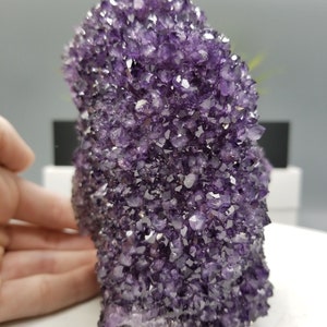 Perfect 2.7lb., Super Extra AA Quality Amethyst Stalactite Rosette Formation, La Bolsa Mine-Artigas, Uruguay