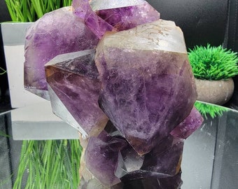 Spectacular 5.5" Amethyst Starburst Formation From Sanda, Rep. of Congo