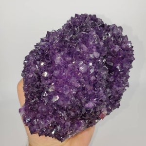 Perfect 4.5lb., Super Extra AA Quality Amethyst Stalactite Rosette Formation, La Bolsa Mine-Artigas, Uruguay