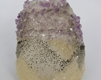 3&quot; AA Quality Amethyst w/ Calcite Combo Formation, Las Torres Mine. Artigas, Uruguay.