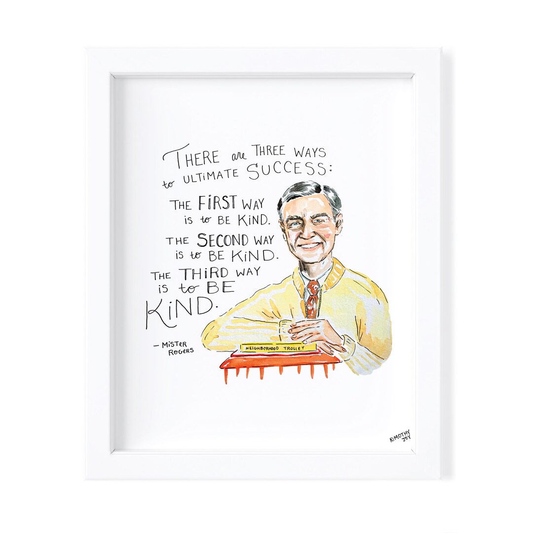 Mister Rogers Portrait: Art Print - Etsy