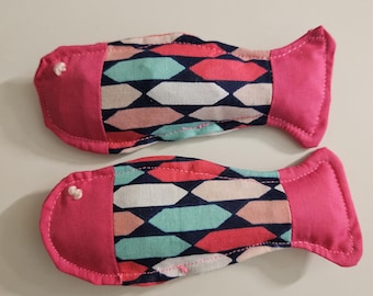 Pink Fish Crinkle Cat Toys, Pack of 2 Fish