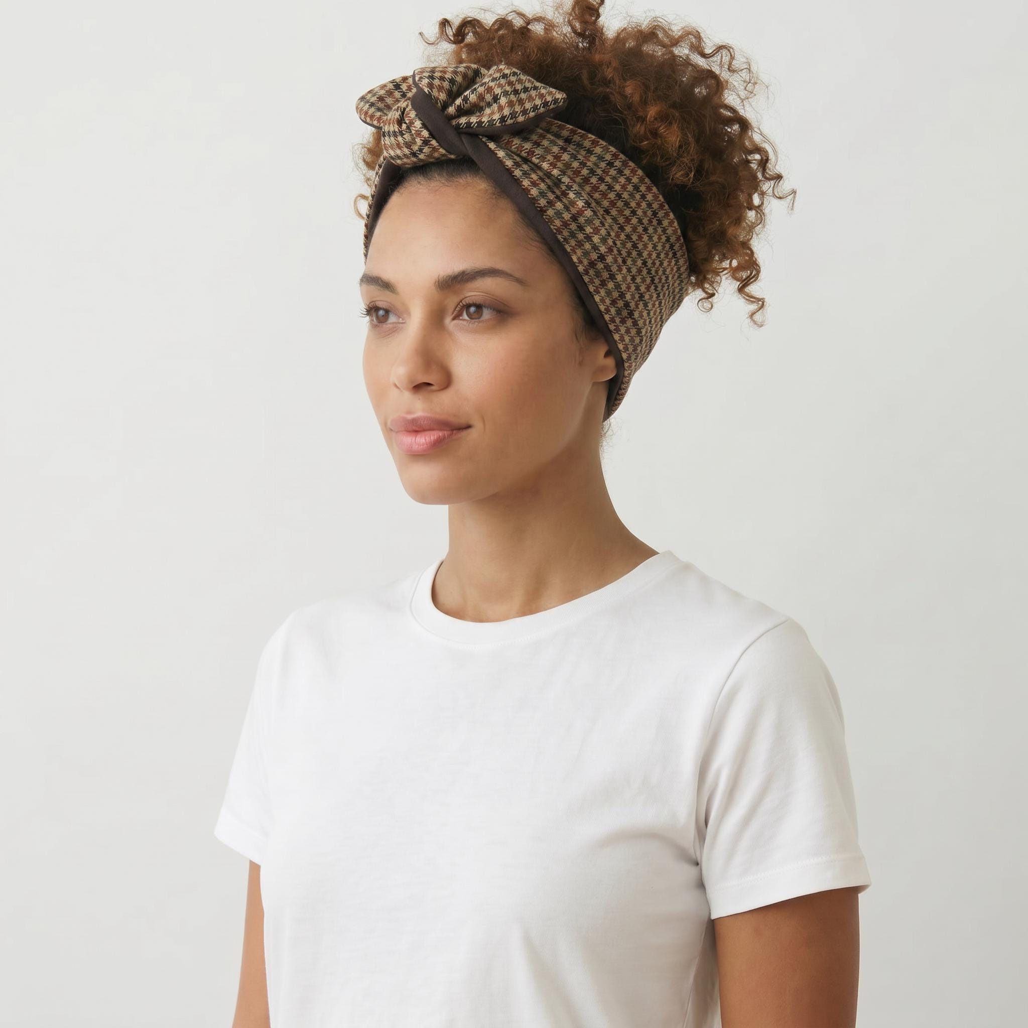 Houndstooth Turban - Etsy Ireland display picture 1