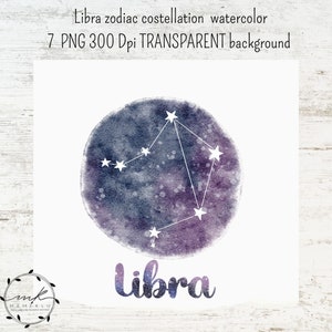 ZODIAC PNG, zodiac illustration , libra png, libra constellations, Zodiac Celestial watercolor, Stars Clipart png, download zodiac