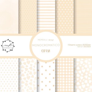 MONOCHROME Digital Paper Pack, blush color Digital Papers, Scrapbooking Paper, Digital Download, seamless watercolor pattern, printable
