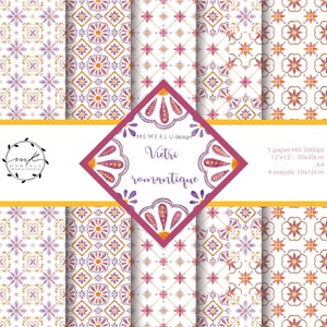 MAJOLICA, Watercolor Tiles Clipart, italianTiles, Seamless Patterns, Vietri  tiles, Watercolor clipart, Printable hand painted pattern