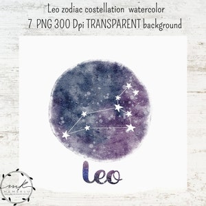 ZODIAC PNG, leo illustration , Leo png, libra constellations, Zodiac Celestial watercolor, Stars Clipart png, download zodiac, Leo zodiac