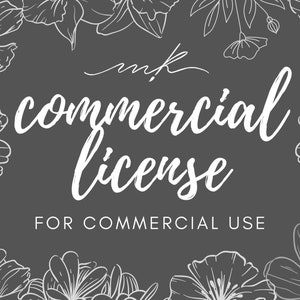 LICENCIA COMERCIAL para uso comercial