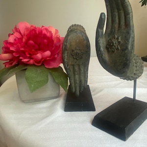 Hand of Buddha, Statue of Buddha, Gandhara Buddha Sculptures,  Thai Art Sculptures Buddha Hands, Sculptures, Thai Buddha Mudra Sculptures