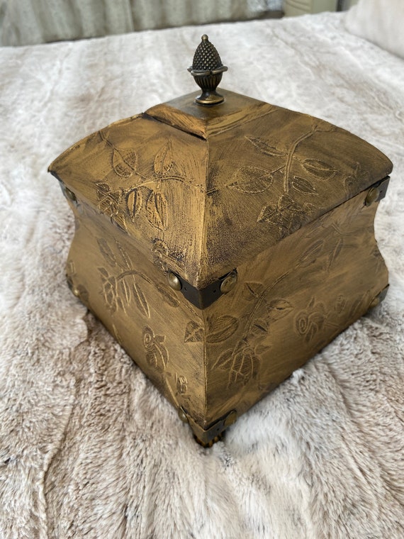 Container Box in Muted Gold, Exotic, Unusual and … - image 6
