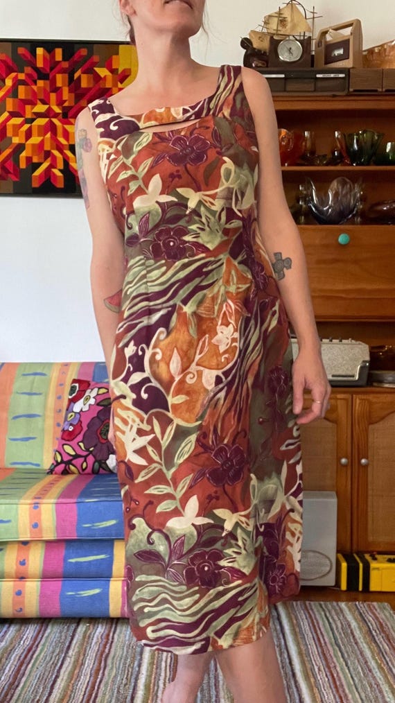 knee length dresses for ladies 90s Molly Malloy Floral midi dress  Hey Tiger