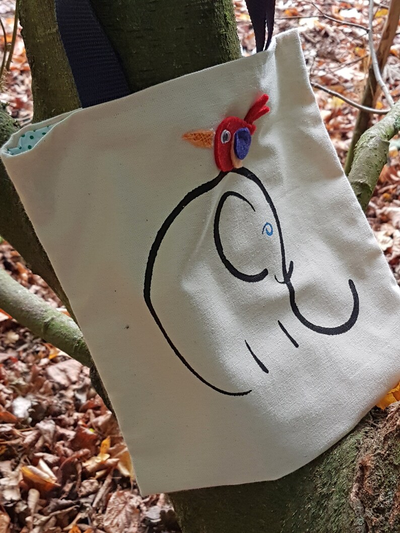 Elephant Bag, Gift for Young Animal Lovers , Mini Tote Bag, Toddler Purse Etsy