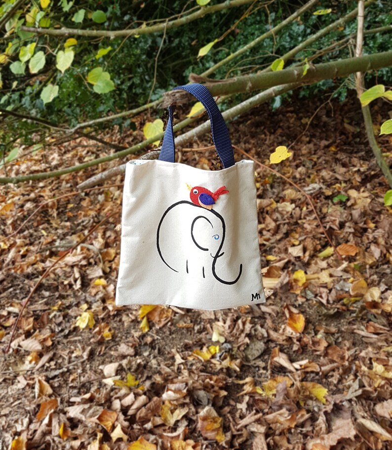 Elephant Bag, Gift for Young Animal Lovers , Mini Tote Bag, Toddler Purse Etsy