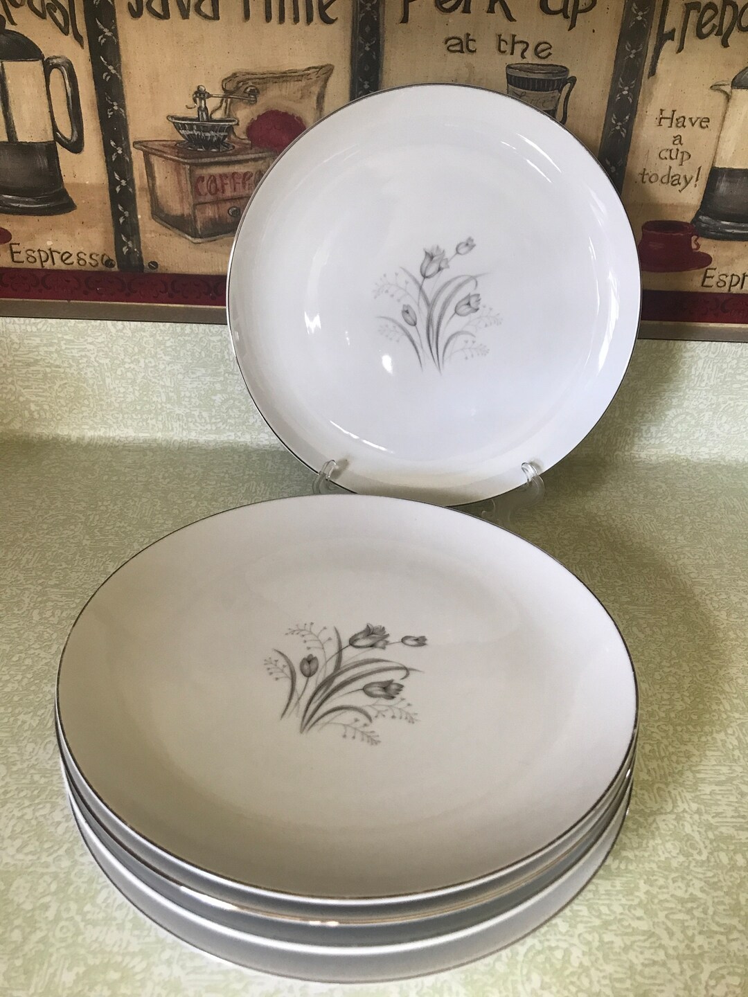 Set of Six Vintage Creative Royal Elegance Fine China Etsy