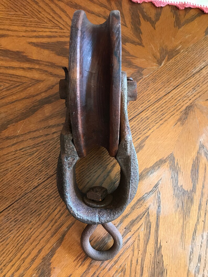Vintage Pulley Etsy