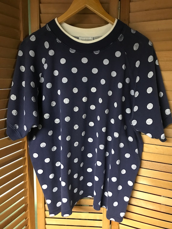 Vintage Black And Pink Tiny Polka Dot Women's Sweatshirt