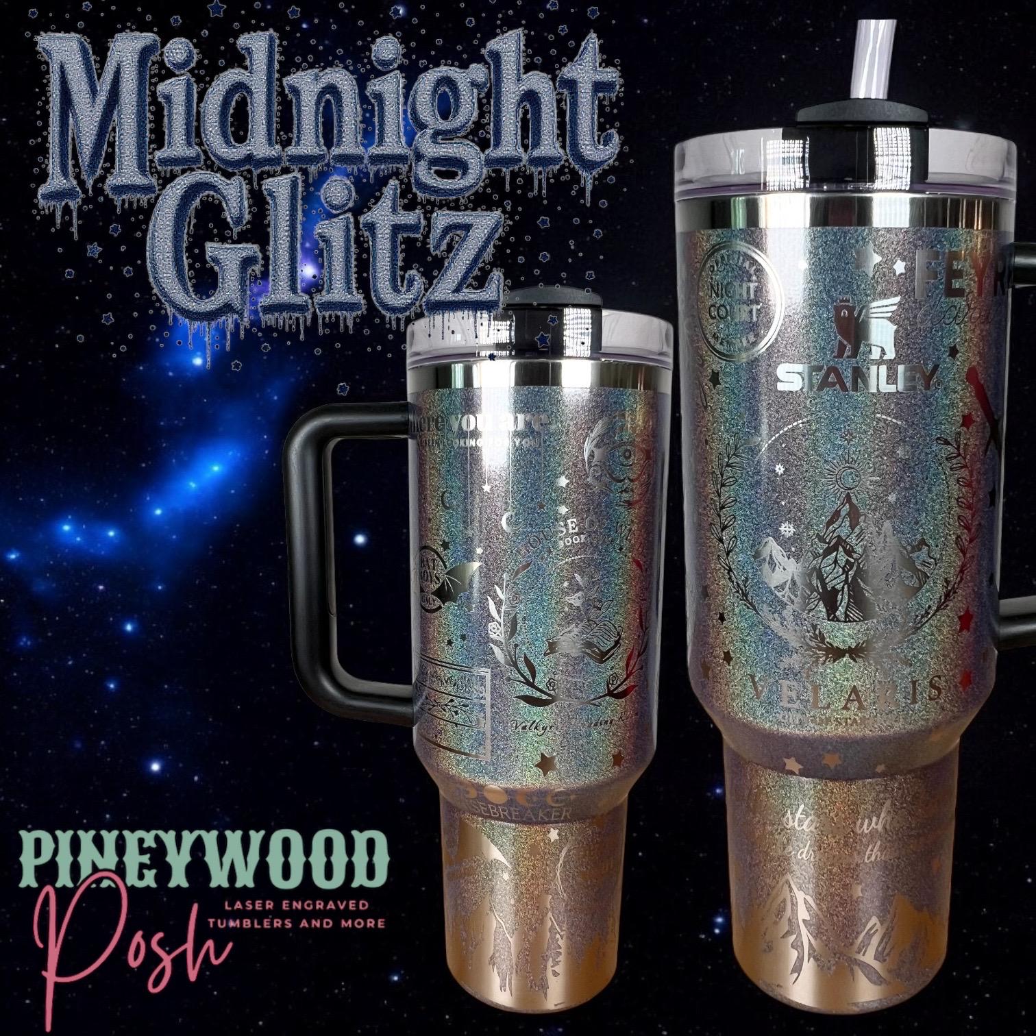 Stanley Midnight Glitz Acotar tumbler cup
