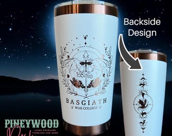 Fourth Wing pattern insulated tumbler cup, booktok tumbler, 4th wing merch, fantasy mug, smut book, book lover gift, Velaris starlight city