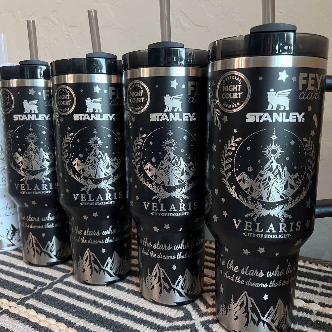 40 Oz Acotar Pattern Stanley Tumbler Cup Etsy