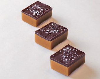 Dark Chocolate Sea Salt Caramels - Award winning 2022