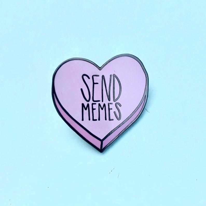 Send Memes 1 Hard Enamel Lapel Pin image 3