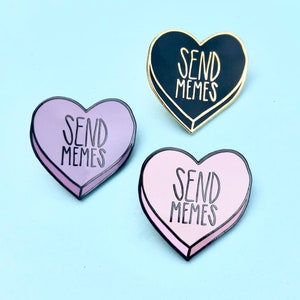 Send Memes 1 Hard Enamel Lapel Pin image 1