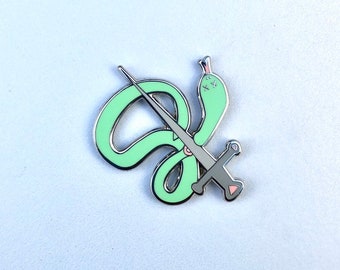 Snake Enamel Pin