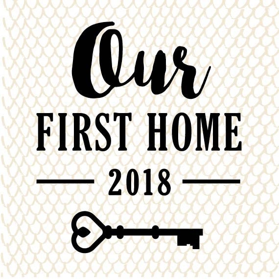 Download Our First Home 2018 SVG Cuttable Vector | Etsy