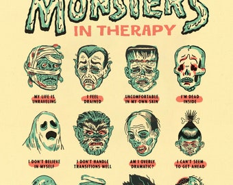 Monsters in therapie - Iain Burke