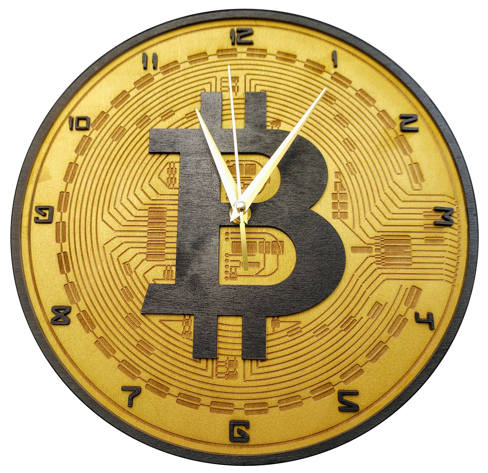 12 Bitcoin Clock Etsy
