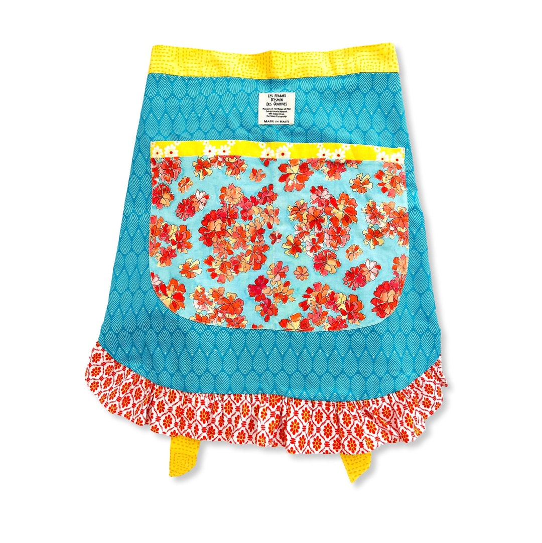 Griselda Frilly Apron Made in Haiti by Talented Women Artisans Etsy