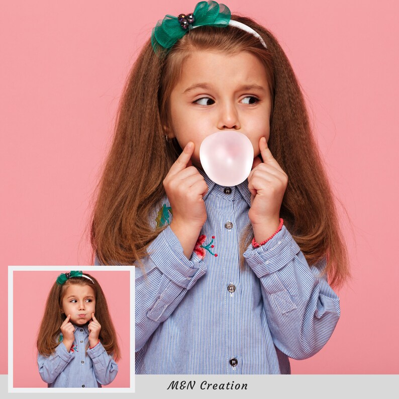 15 Bubblegum Overlays Overlays Bubble gum Blowing Etsy