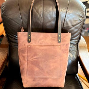 Oversized Leather Tote Bag – Extra Large Weekender, Travel Tote for Women, Big Leather Carryall, Handmade Overnight Bag image 16