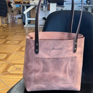 Oversized Leather Tote Bag – Extra Large Weekender, Travel Tote for Women, Big Leather Carryall, Handmade Overnight Bag image 15