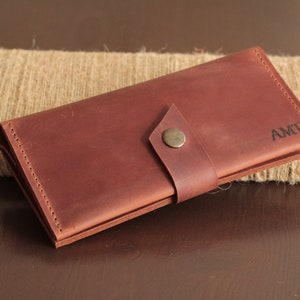 Cartera de piel para mujer Cartera de piel para mujer Cartera de piel para mujer Cartera de piel fina Cartera de piel Monedero Girt for Her
