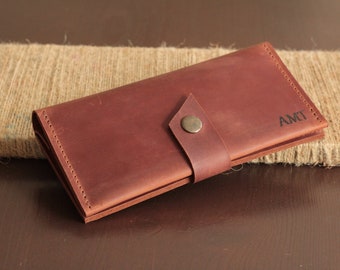 Cartera de piel para mujer Cartera de piel para mujer Cartera de piel para mujer Cartera de piel fina Cartera de piel Monedero Girt for Her