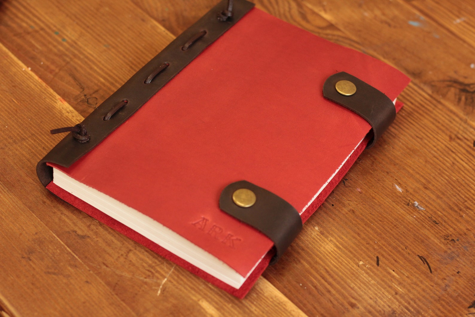 Personalized Leather Journal Gift for Him Handmade Gift for Etsy