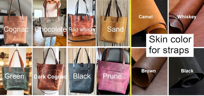 Oversized Leather Tote Bag – Extra Large Weekender, Travel Tote for Women, Big Leather Carryall, Handmade Overnight Bag image 3