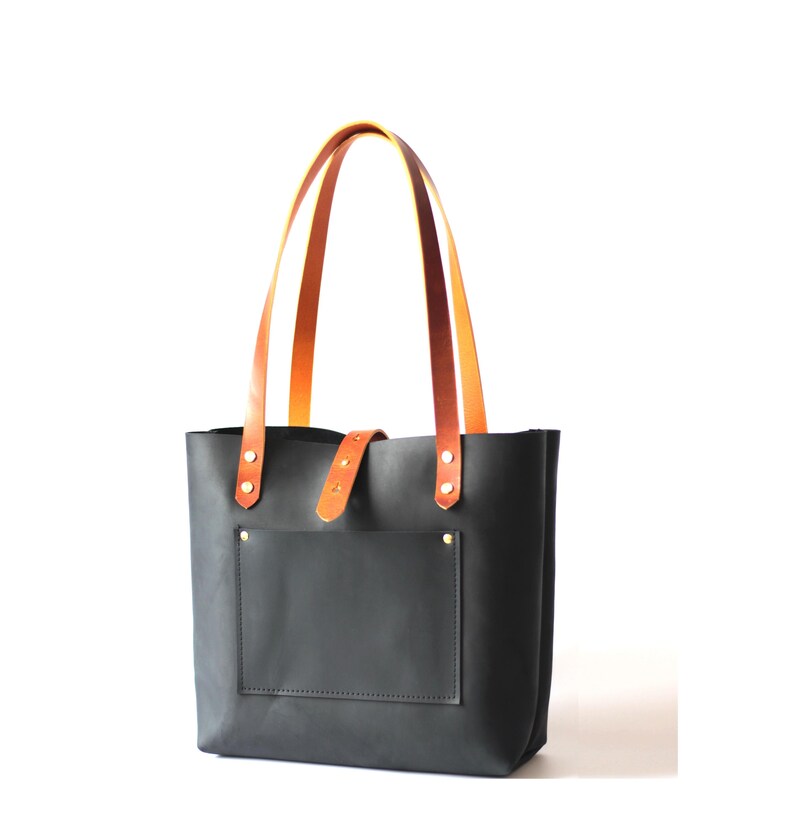 Oversized Leather Tote Bag – Extra Large Weekender, Travel Tote for Women, Big Leather Carryall, Handmade Overnight Bag image 20