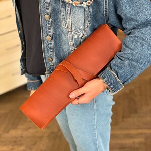 painter roll leather