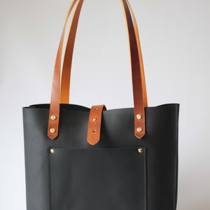 leather tote bag for women with zipper, brown leather tote bag, large leather tote bags, best leather tote bags image 7