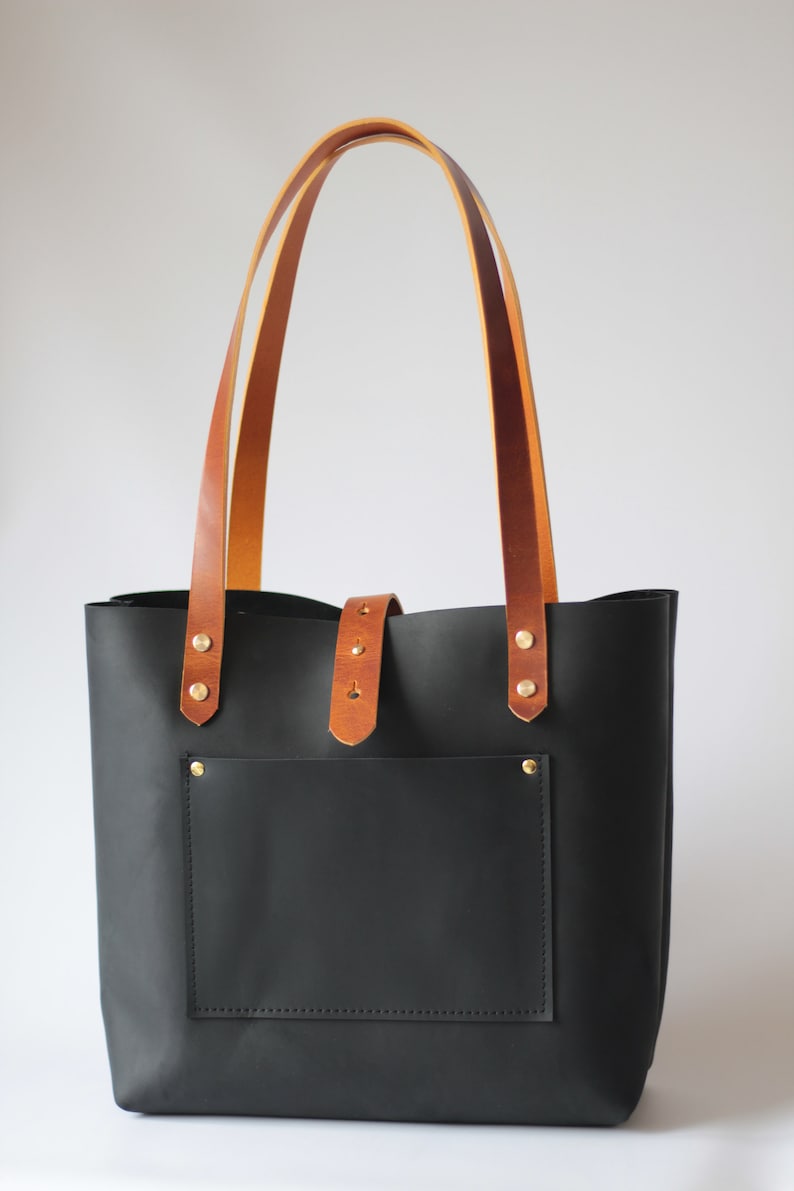 leather tote bag for women with zipper, brown leather tote bag, large leather tote bags, best leather tote bags image 7