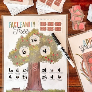 Multiplication Division Fact Family Math Practice Set - Etsy