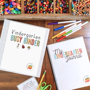 MEGA Kindergarten Bundle, Printable Kinder Activity Book, Kindergarten Journal, Homeschool Activities, Kindergarten, Math, Alphabet, Writing