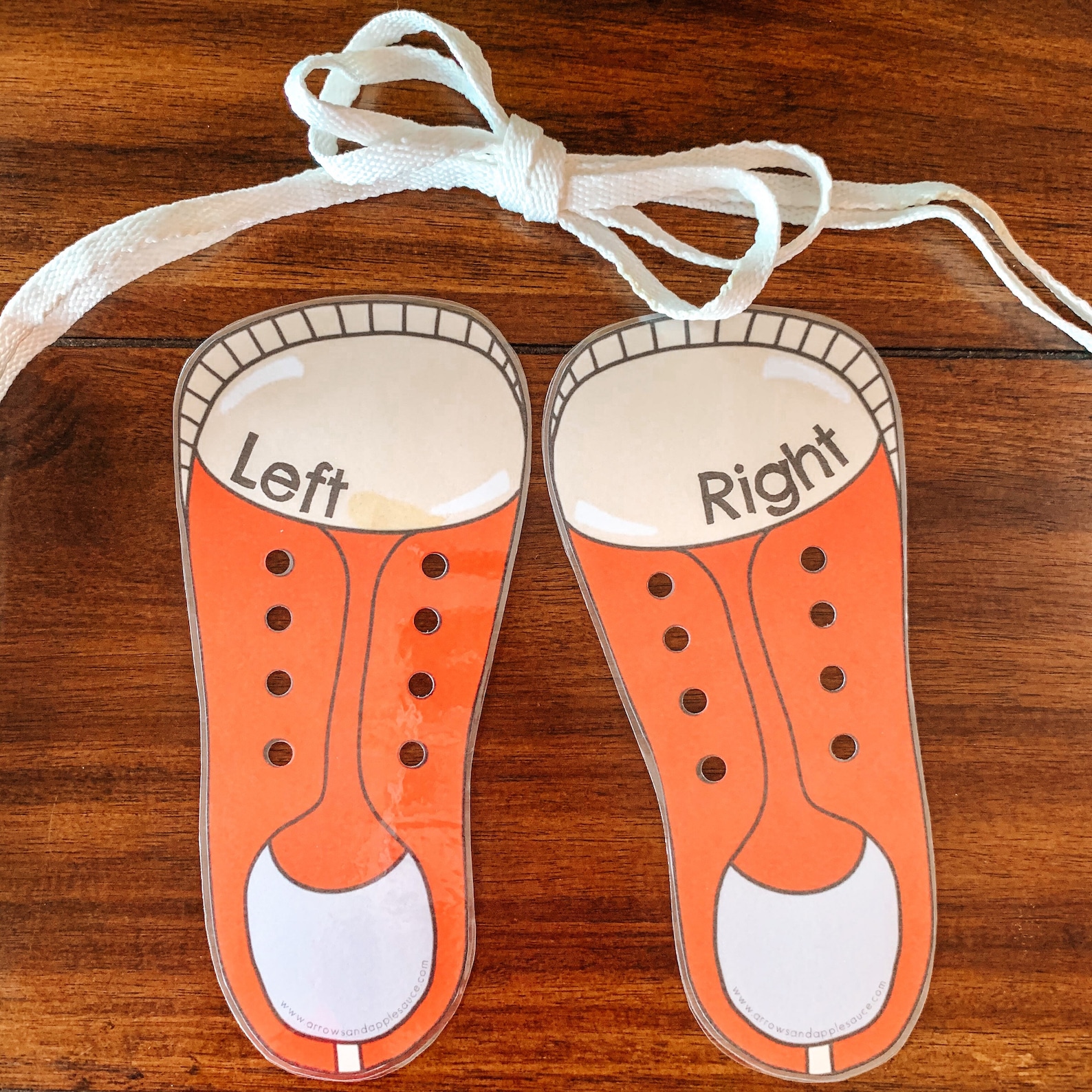 Printable Shoe Lacing Cards