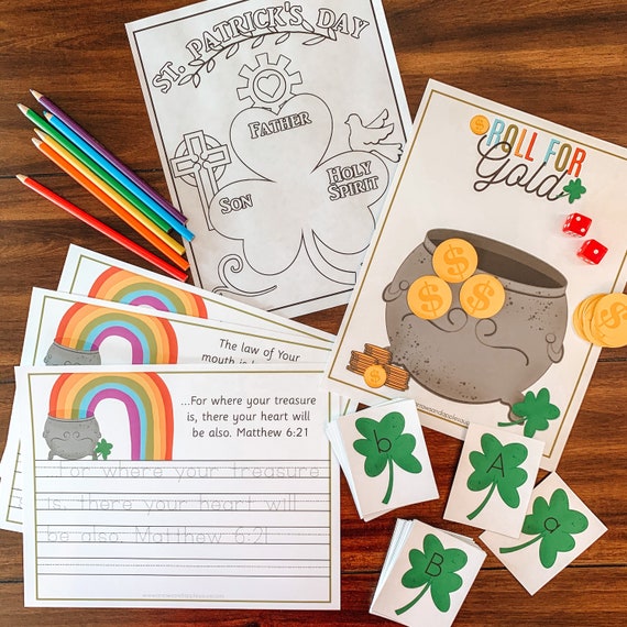 St. Patrick's Day Activity Pack Printable Saint